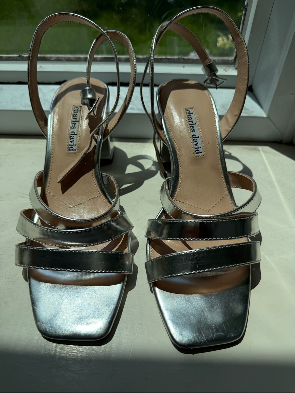 Women's Charles David Crispin Leather Dress Sandals
